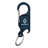 Chaveiro Com Abridor De Garrafa Para Renault Cor Preta - H