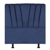 Cabeceira Estofada De Cama Casal Box 140 Cm Louise Veludo