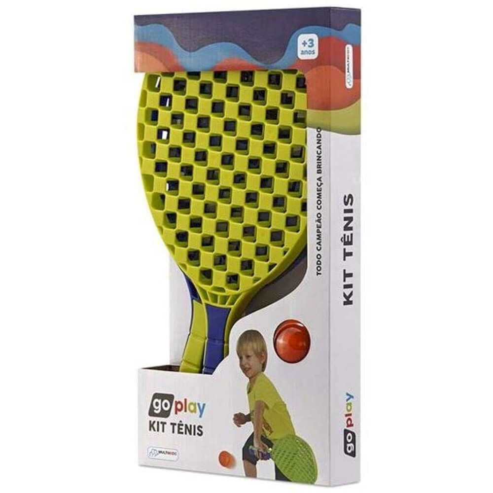 Go Play Kit Tenis Com 2 Raquetes E 1 Bola Multilaser