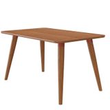 Mesa Para Sala De Jantar Adele 130 Cm Sem Vidro Madeira/ Cinamomo