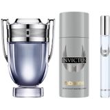 Conjunto De Presentes Paco Rabanne Invictus Eau De Toilette 100ml Para Homens