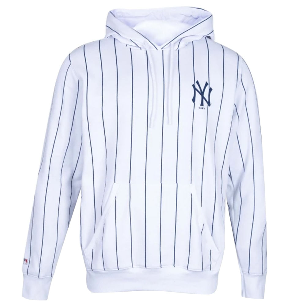 Moletom Canguru New Era Mlb New York Yankees Back To School Branco