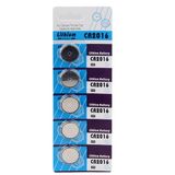 Cartela De Bateria Lithium Cr2016 3v Para Relógios Celulares