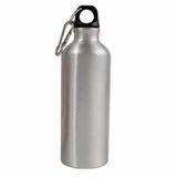 Garrafa Squeeze 500ml Alumínio Prata Metalizada