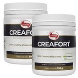 Kit 2x Creatina Creapure Creafort (300g) Vitafort