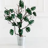 20 Plantas Artificiais Costela De Adão Perfeita Para Salas De Jantar Com Decoração Contemporânea