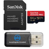 Cartão De Memória Sandisk Extreme Pro 4k 64gb Para Gopro Hero
