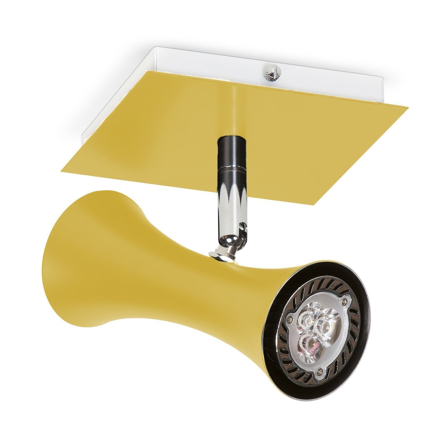 Spot Bivolt Sobrepor 7911 Jd Molina Amarelo