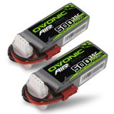 Bateria Lipo Ovonic 3s 11,1 V 500 Mah 35c Com Conector Jst (2x)