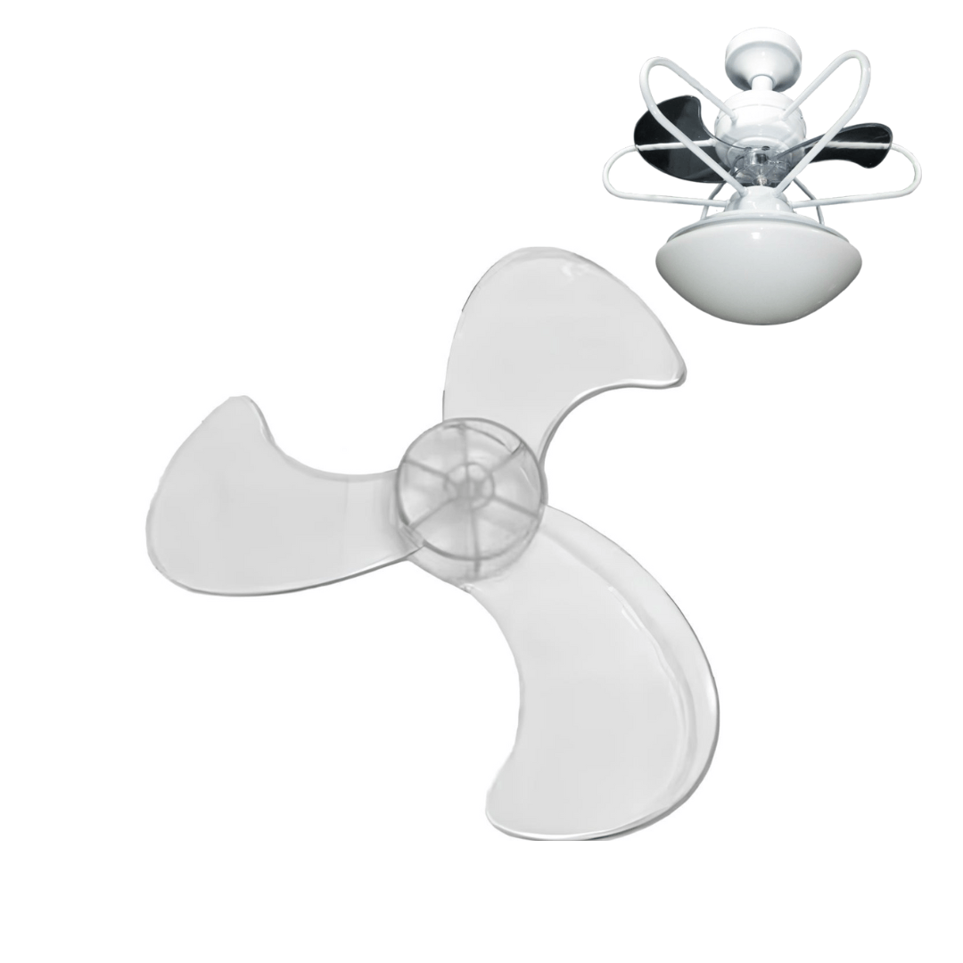 Hélice Acrílico 40cm 3 Pás P/ Ventilador De Teto Acvent
