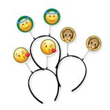 10 Tiara Carnaval Aniversário Zap Emoji Decoração Fantasia