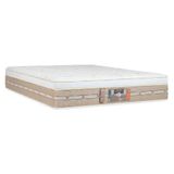 Colchão Casal Castor Silver Star Air Molas Ensacadas E Euro Pillow 32x138x188 Branco/bege