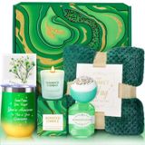 Cesta De Presentes Trsille Birthday Get Well Green Spa Com Cobertor
