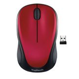 Mouse Sem Fio Logitech M317 2,4 Ghz 1000 Dpi Com Bateria De 12 Meses Vermelha