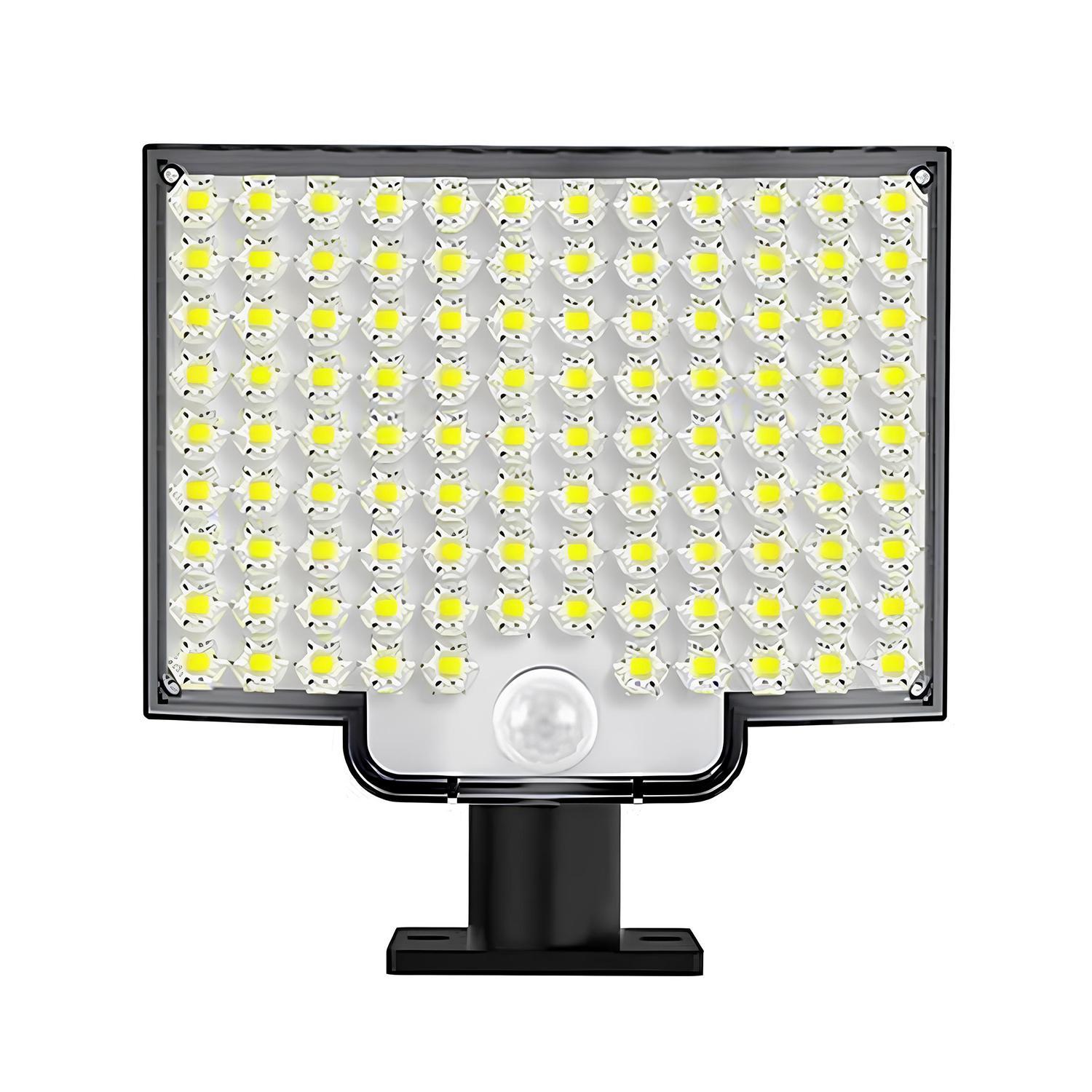 Kit 5 Refletor Solar Luminária De Led 200w + Controle Remoto