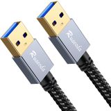 Cabo Usb Para Usb Ruaeoda Usb 3.0 Macho Para Macho 1m