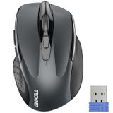 Mouse Sem Fio Tecknet M003 2.4g 2600 Dpi Com Bateria De 24 Meses