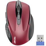 Mouse Sem Fio Tecknet 2.4g Ergonômico 4000 Dpi 24 Meses