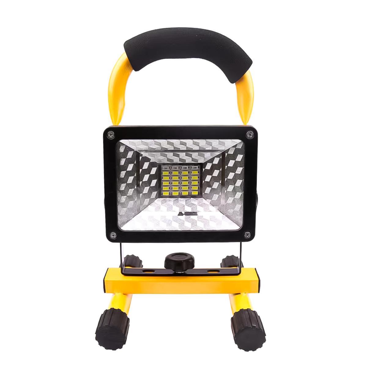 Kit 2 Refletores Holofote Recarregável Led 100w Ip66