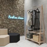 Arara De Roupas Com Sapateira E Cabideiro 2 Andares