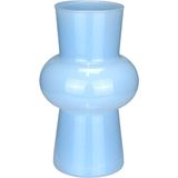 Vaso Decorativo Enfeite Casa Eclipse Home&amp;co Leitoso Vidro 20x12x12cm Branco