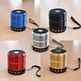 Caixa De Som Portátil Bluetooth Com Rádio Fm Cartão Sd Usb Mp3 Sem Fio Pequena