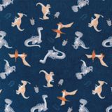 Manta Kids Infantil Solteiro Microfibra 150x220cm Porto Franco Mundo Dos Dinos