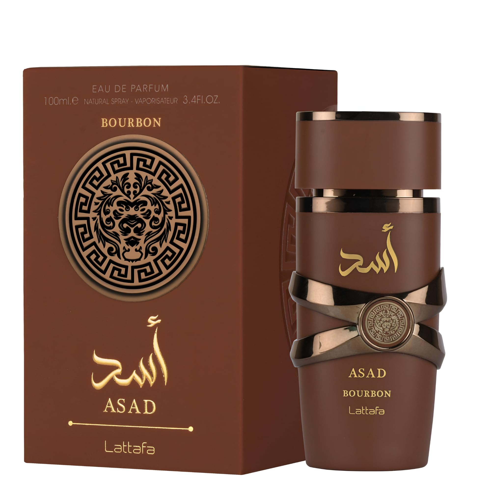 Perfume Lattafa Asad Bourbon Eau De Parfum 100ml Para Unissex