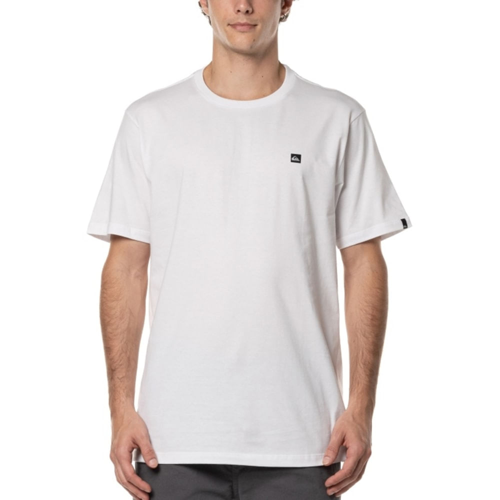 Camiseta Quiksilver Transfer Square Branco