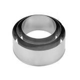 Kit 3 Forma Molde Cortador Massa Bolo Biscoito Cortar Circulo Aço Inox Moldar Prato Sobremesa Bolo