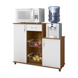 Fruteira Com 2 Cestos Diva New Freijo Branco Brilho Notavel Freijo Com Branco