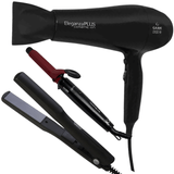 Kit Secador Gama 127v 2100w + Chapinha Prancha Taiff Alisadora + Modelador Gama