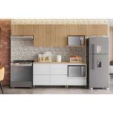 Kit Cozinha Modulada 6 Peças Rainha (4aéreos+2balcões) C6p88 Nature/branco - Nesher