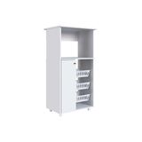 Balcão De Cozinha Fruteira Josi C/ 1 Porta 1 Nicho E 3 Cestos Branco - Genialflex