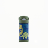 Garrafa Garrafinha Térmica Infantil Thermos 355ml Dinossauro