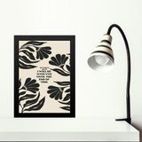Quadro Decorativo Versículo Bíblico 45x34cm - Com Vidro