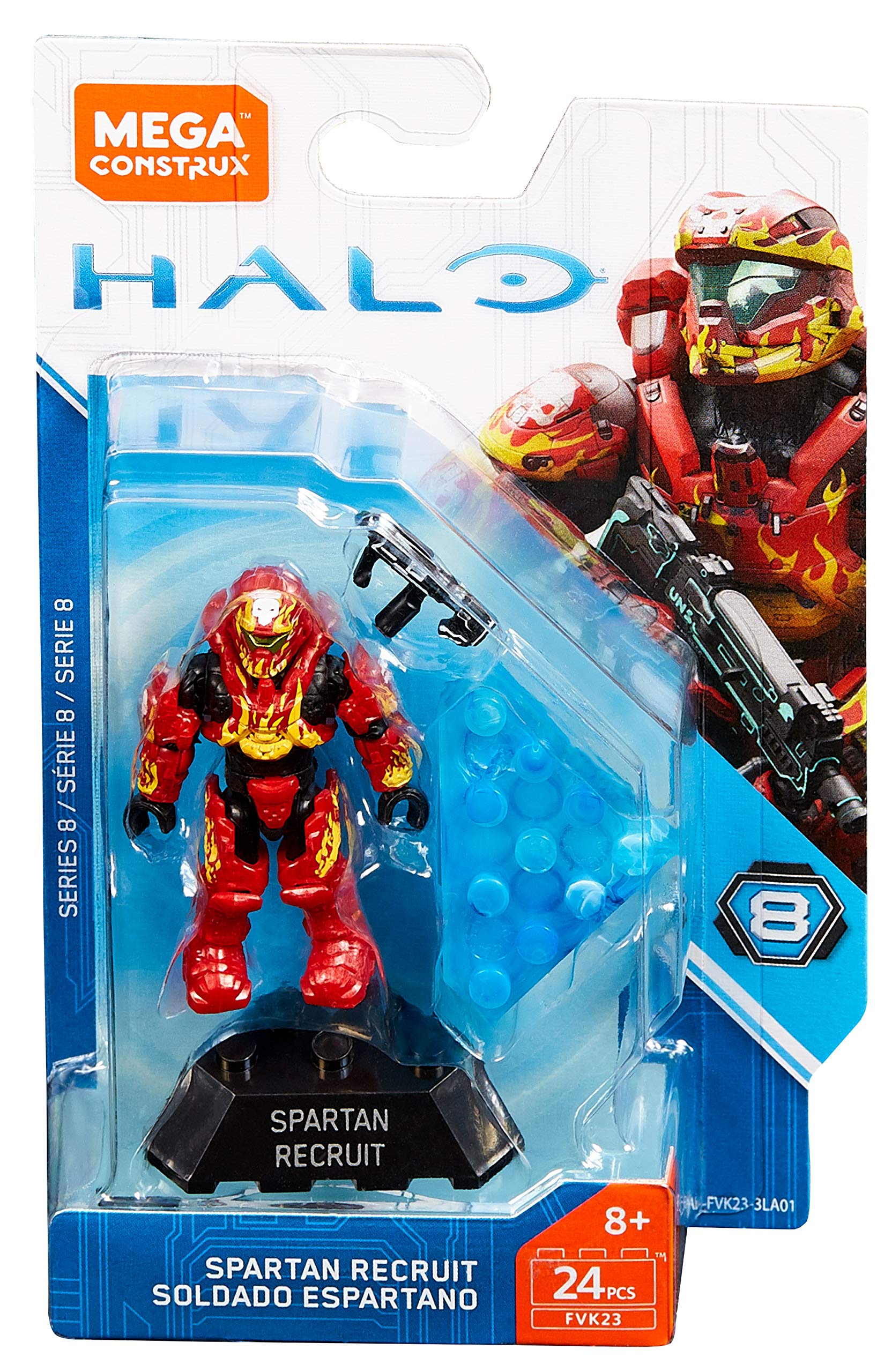 Boneco De Ação Micro Mega Construx Halo Heros Series 12