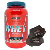 Nutri Whey Isolado Hidro 3w Morango 900g Luva Preto Integral