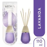 Difusor De Aromas Vedika Com Varetas - 110ml Lavanda