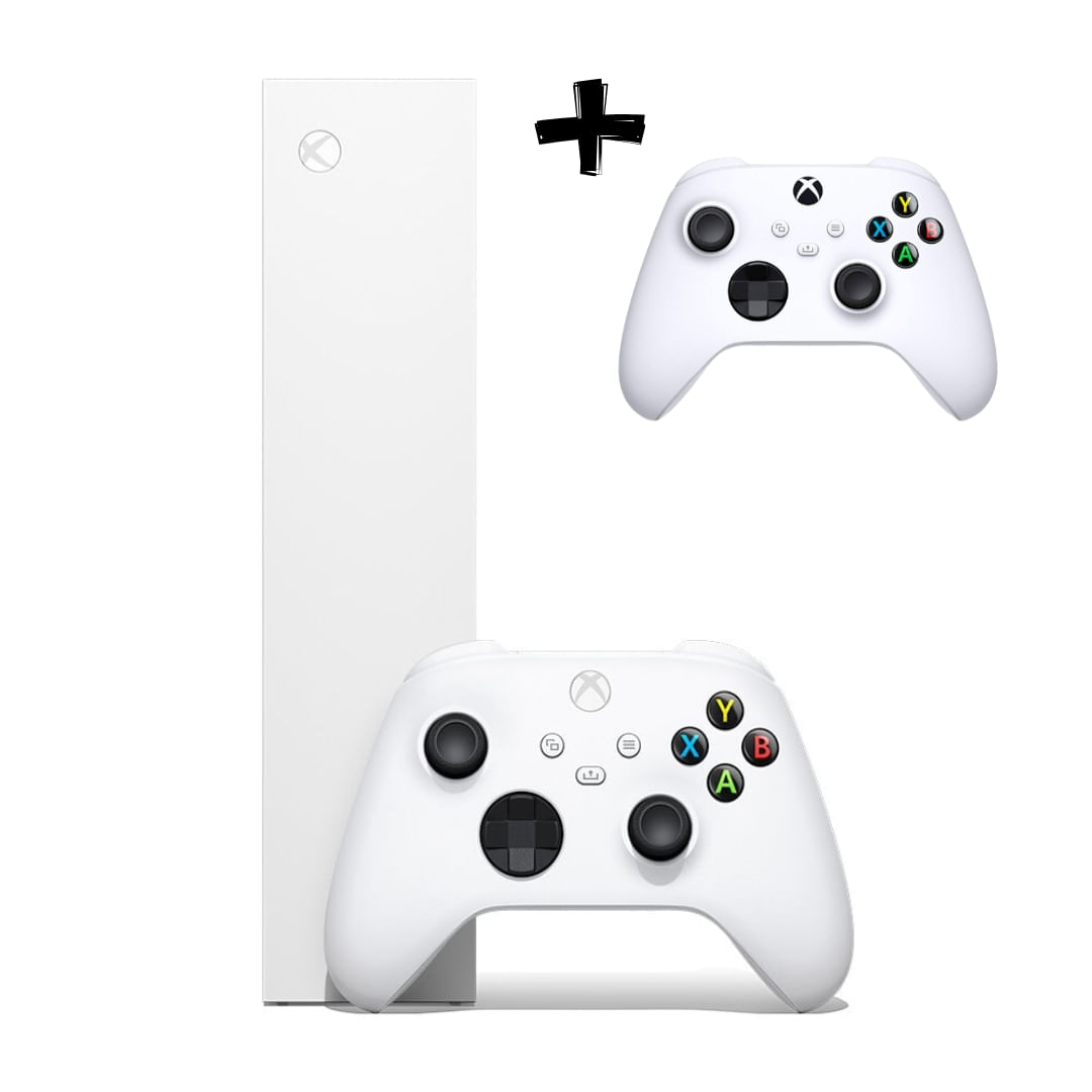 Microsoft Xbox Series S Digital 512gb White Com 2 Controle - Carrefour