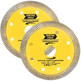 Disco De Corte Para Porcelanato 105x20mm Kit 02 Un