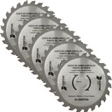 Disco De Serra Circular 24 Dentes 20x180mm Kit 05 Un