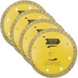 Disco De Corte Diamantado Turbo 110x20mm Kit 04 Un