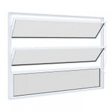 Janela Basculante sem Grade Riobras Alumínio 60cmx80cm Branco
