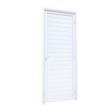 Porta de Giro Lambri sem Maçaneta Lucasa Ideale Ullian 215cmx85cmx4,5cm Branco