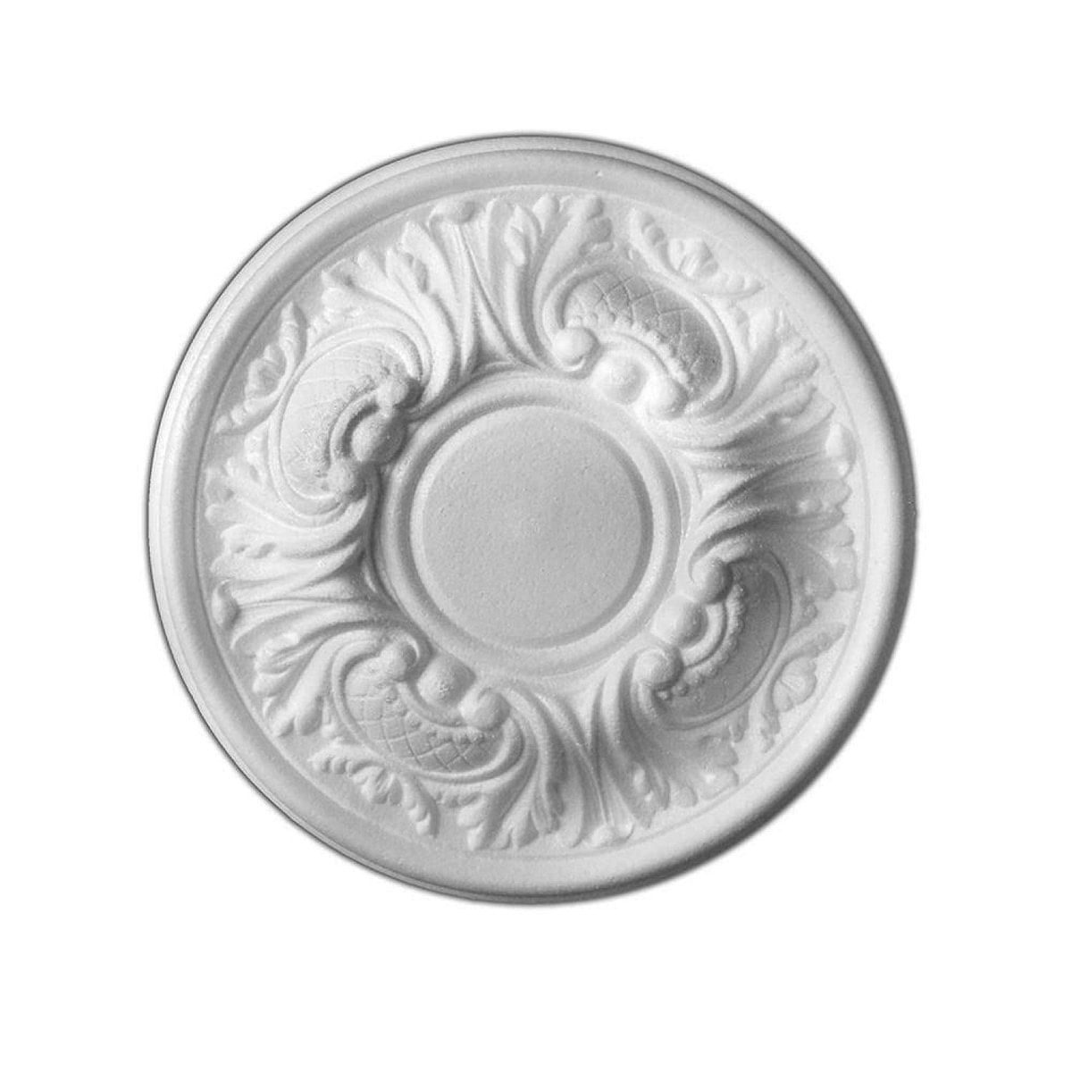 Roseta Poliestireno Modelo GR30 Gart Branco