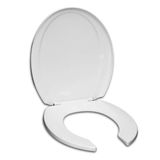 Assento Sanitário Oval em Polipropileno Plus Care Universal Tupan Branco