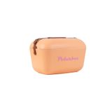 Bolsa Térmica Cooler Retrô Com Alça Couro 20 Litros Laranja