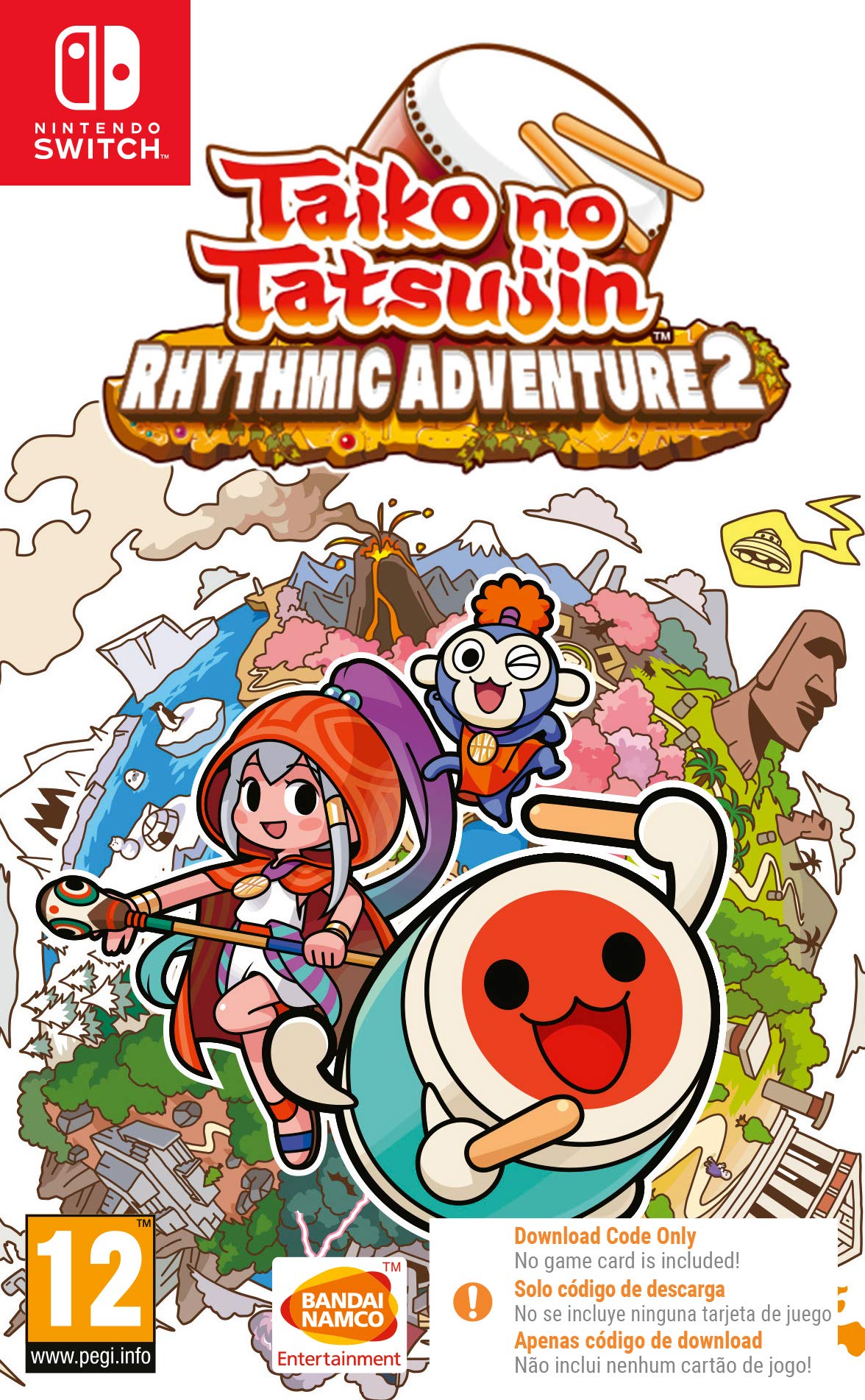 Videogame Taiko No Tatsujin: Rhythmic Adventure Pack 2 Nintendo