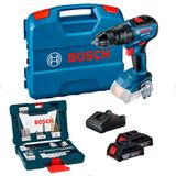 Parafusadeira Furadeira Gsb18v-50 Maleta Vline 48 Pçs Bosch
